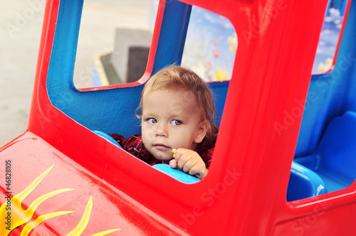 Photo: baby in theme park baby in theme park