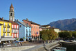 Ascona, famous Swiss resort at Maggiore lake