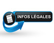 infos légales sur bouton web design bleu