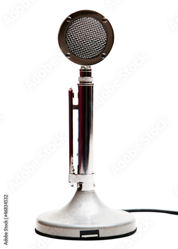 Photo: One old microphone One old microphone
