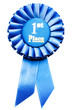 First place blue badge
