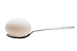 Egg on spoon