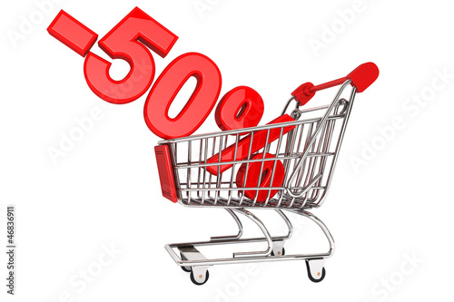 Illustration: Fifty percent discount Fifty percent discount
