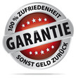 GARANTIE - 100% Zufriedenheit - sonst Geld zurück