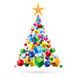 Abstract Christmas tree