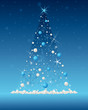 snowflake christmas tree