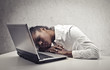 Relaxing Office Worker