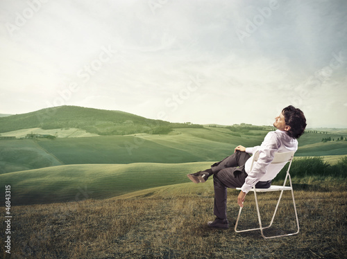 Photo: Businessman Relax Businessman Relax