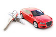 Car with set of keys