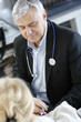 Doctor doing vaccination to patient