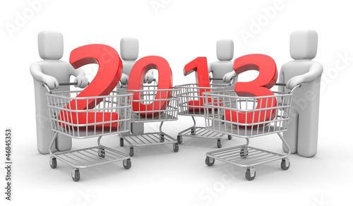 Illustration: New business year New business year