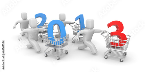 Illustration: New business year New business year