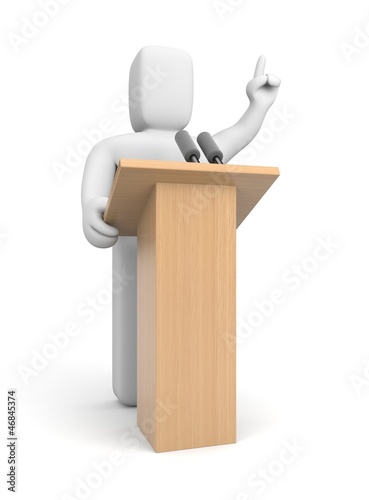 Illustration: Person speaking Person speaking