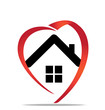 House heart logo