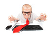 Angry computer geek
