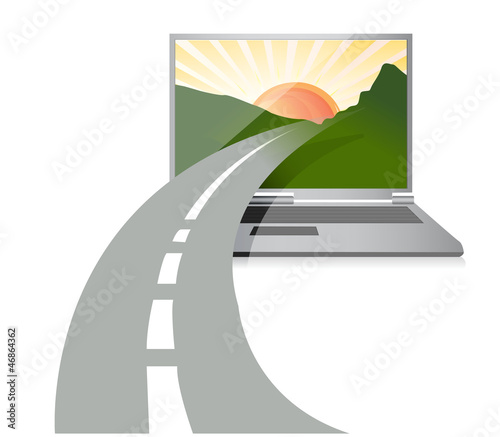 Illustration: road to technology road to technology