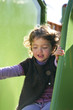 Girl on a slide