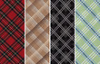 Plaids Textile Swatches