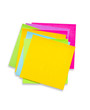 Photo: Heap of colorful sticky notes isolated on white background. Heap of colorful sticky notes isolated on white background.