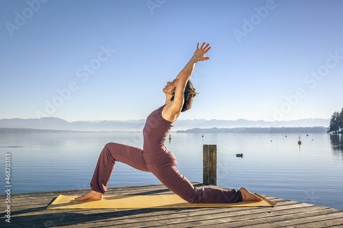 Photo: yoga woman yoga woman