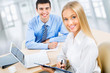 Young business people