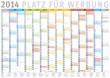 Vector: Kalender 2014 (Dezember 2013 bis Januar 2015) mit Ferien Kalender 2014 (Dezember 2013 bis Januar 2015) mit Ferien