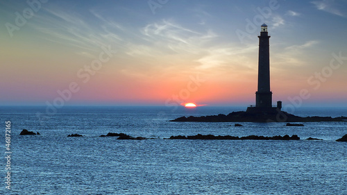 Photo: Lighthouse during sunset.. Lighthouse during sunset..