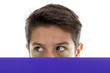 Schielender Junge