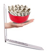 Concept image of food money