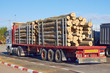 truck with logs