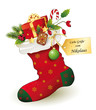 Nikolaus Geschenk mit Grußkarte