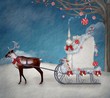 Magic christmas sleigh
