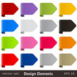 Colorful Design Elements Vector Set - Lesezeichen Sammlung