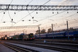 electrical network of a railway station