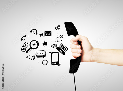 Photo: social media icon social media icon