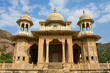 The Marble Palace in Jaipur, India .