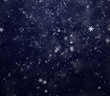 New Year's winter snow background
