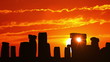 Stonehenge at  Sunset