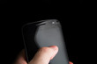 Chipped display on a smart phone