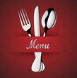 Menu Restaurant_Silver Red