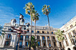 Palm trees at Placa Reial, Barcelona