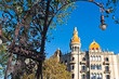 Famous Modernist Streetlamp in Barcelona, Catalonia