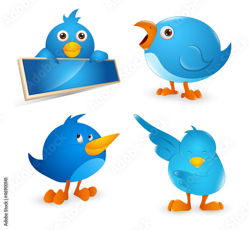 Twitter Bird Cartoon