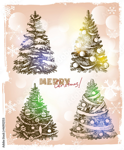 Vector: Christmas hand drawn illustration Christmas hand drawn illustration