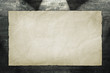 Old Paper on Wood Texture Background