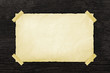 Old Paper on Wood Texture Background