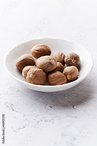 Photo: Nutmeg in small container Nutmeg in small container