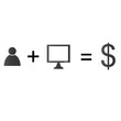 Vector: Geld verdienen im Internet Geld verdienen im Internet