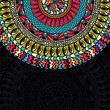 Vector: Colorful ethnicity round ornament, mosaic vector background. Colorful ethnicity round ornament, mosaic vector background.