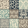 Bright floral seamless pattern